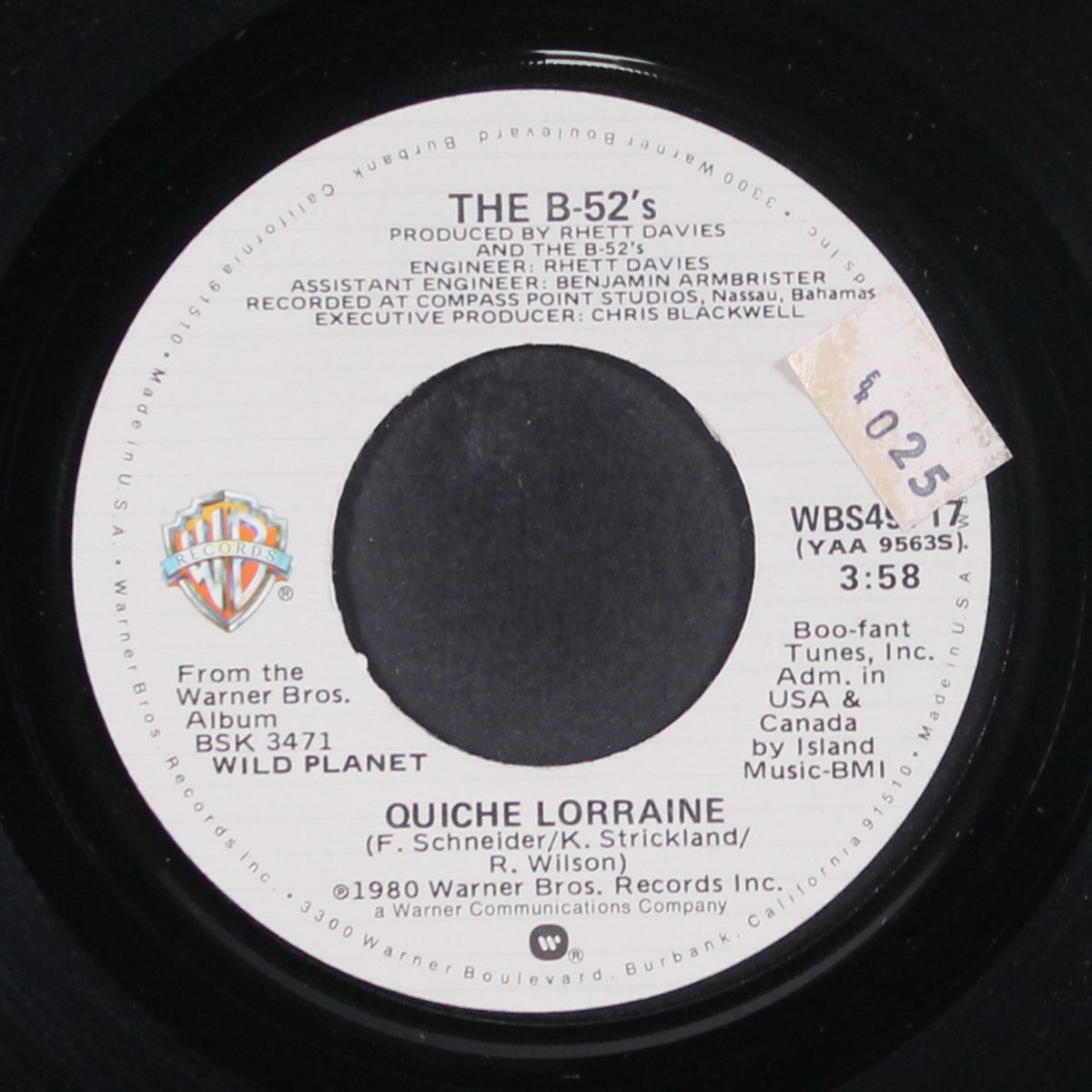 lava (edit) / quiche lorraine by B-52'S