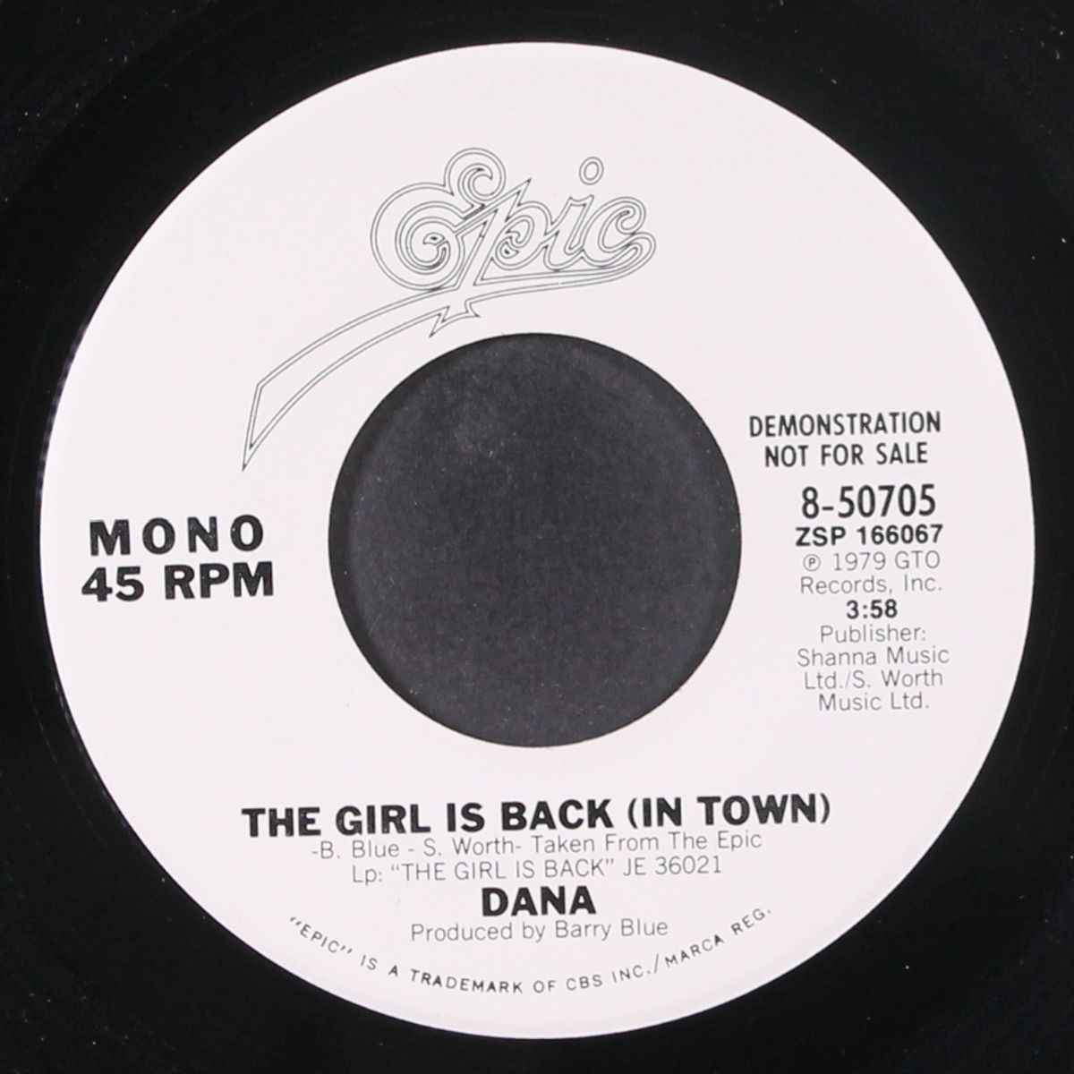 the girl is back in town / mono by DANA