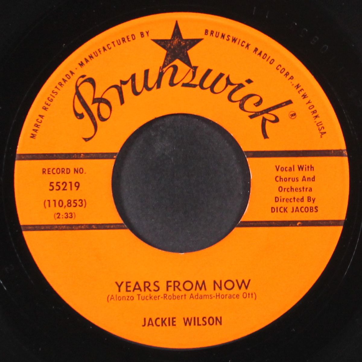 you don't know what it means / years from now by JACKIE WILSON