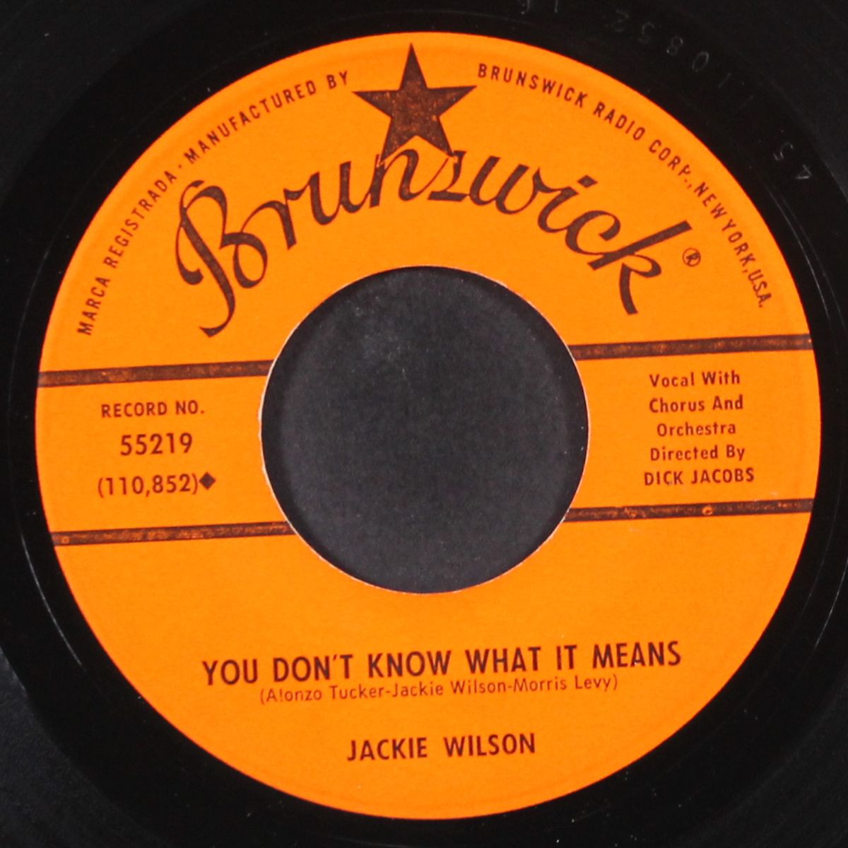 you don't know what it means / years from now by JACKIE WILSON