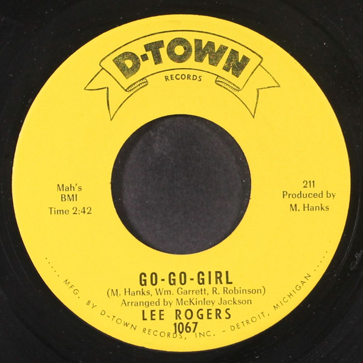 go-go girl / i'm a practical guy by LEE ROGERS