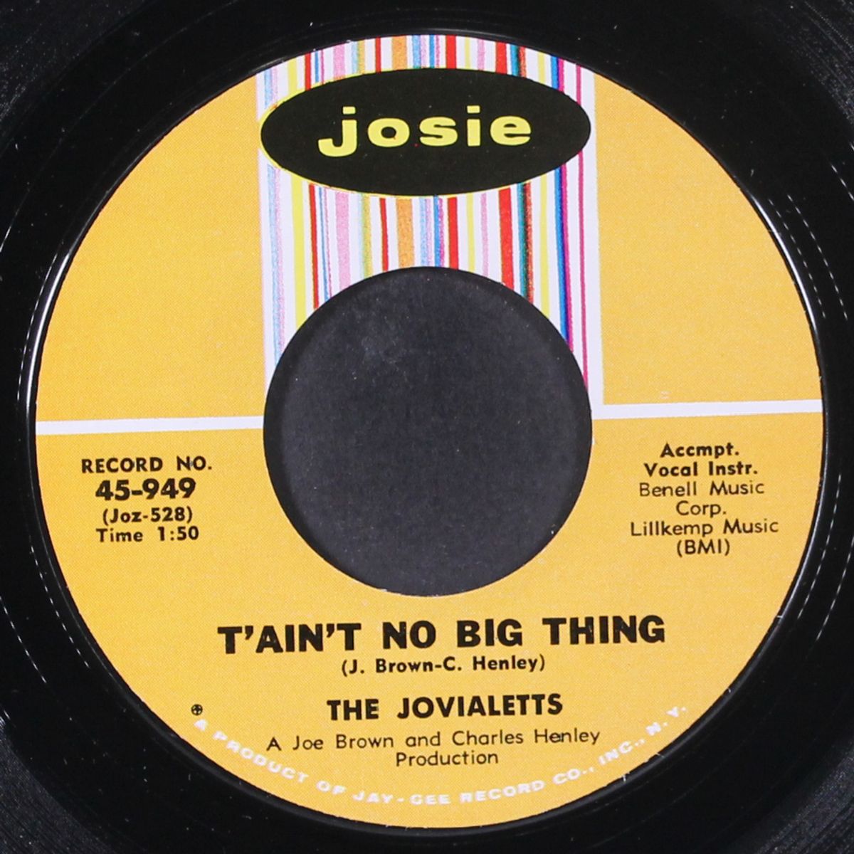 t'ain't no big thing / say, hey there by JOVIALETTS