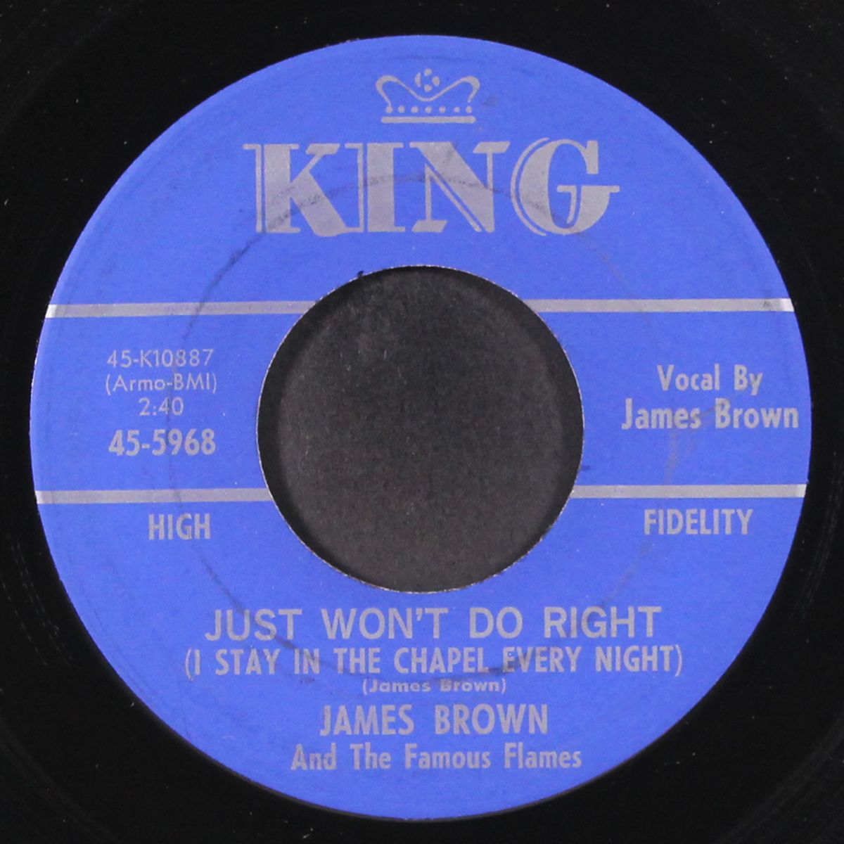 have mercy baby / just won't do right by JAMES BROWN