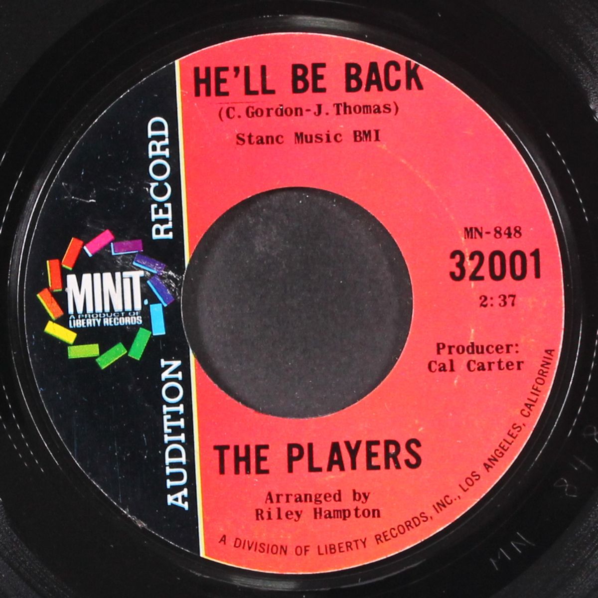 he'll be back / i wanna be free by PLAYERS