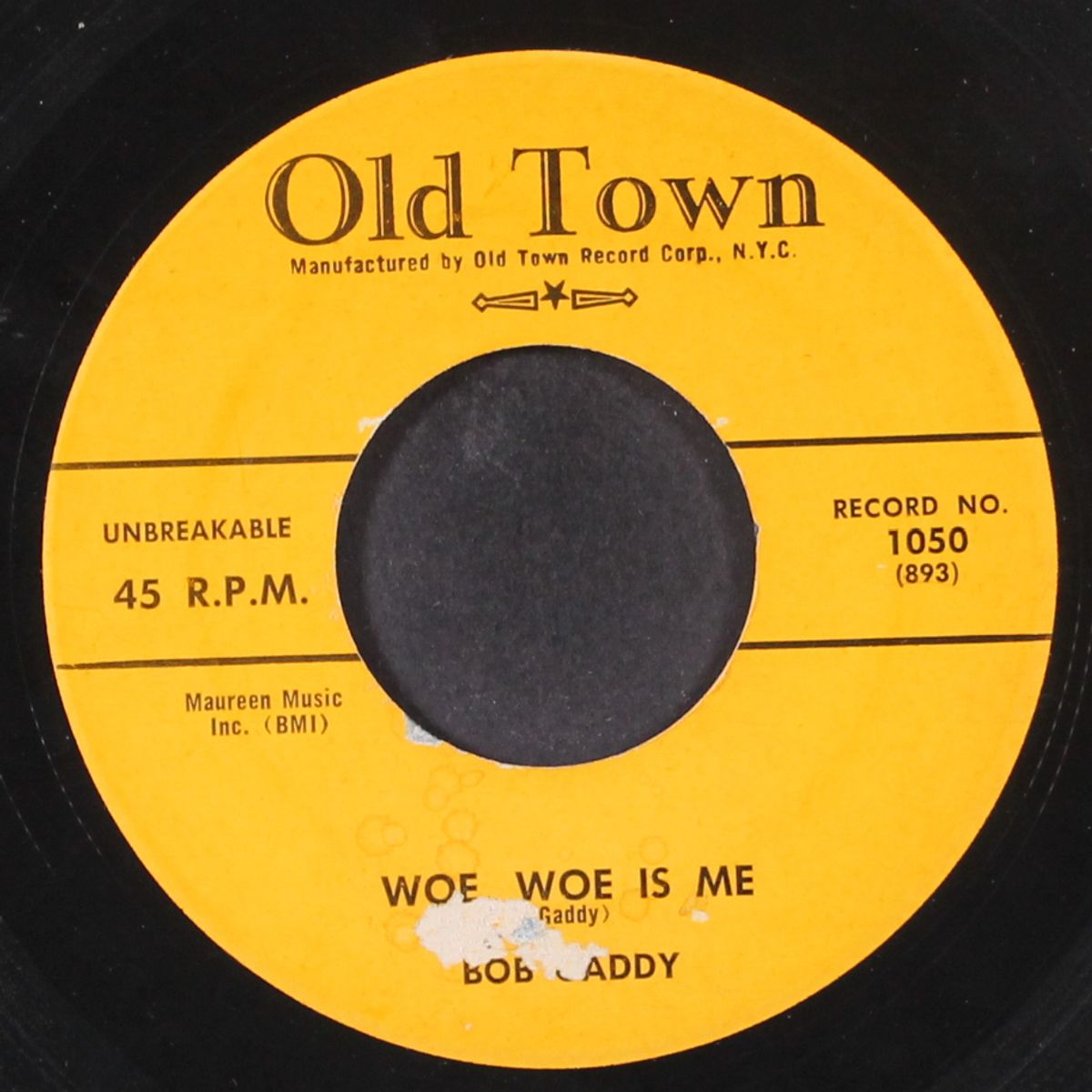 rip and run / woe, woe is me by BOB GADDY
