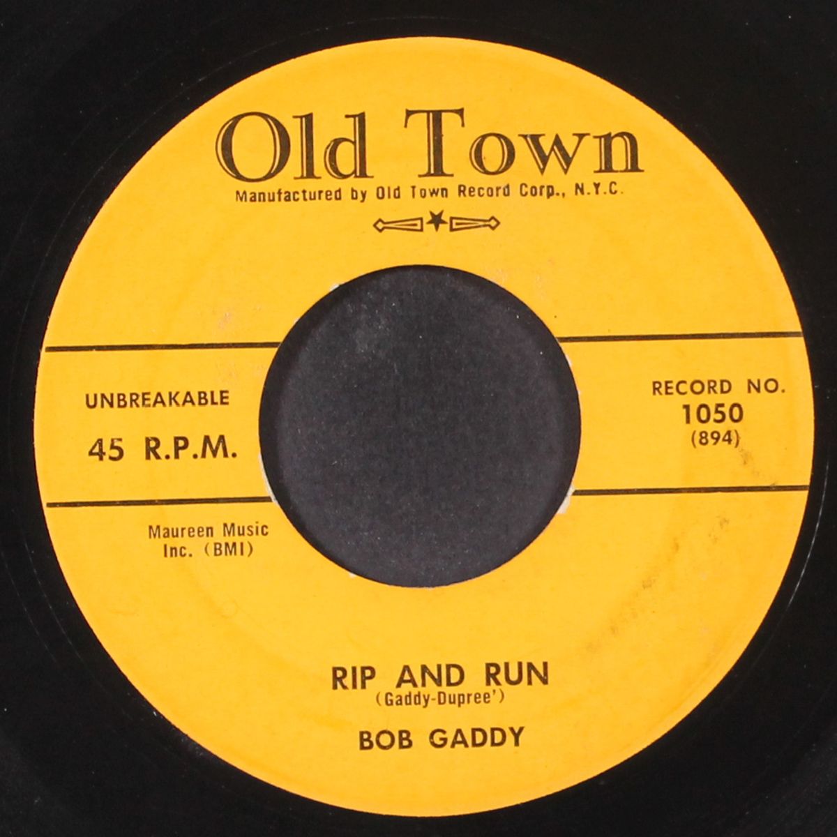 rip and run / woe, woe is me by BOB GADDY