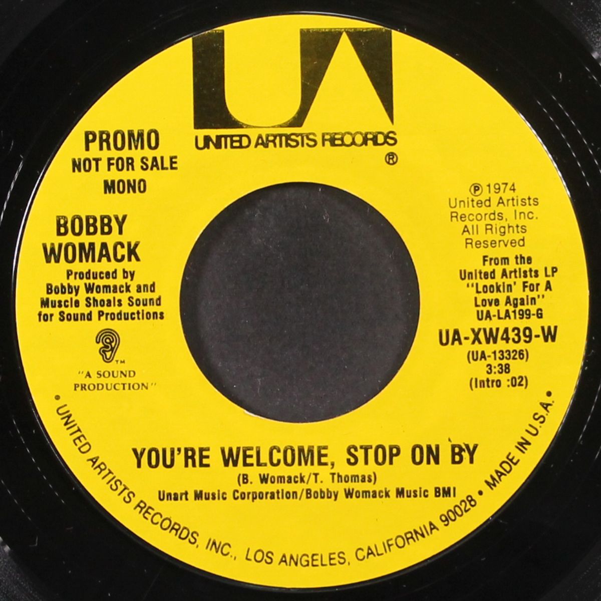 you're welcome, stop on by / mono by BOBBY WOMACK