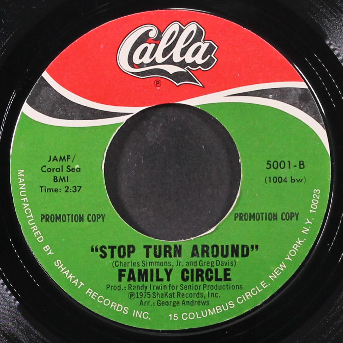 haven't seen nothin' / stop turn around by FAMILY CIRCLE