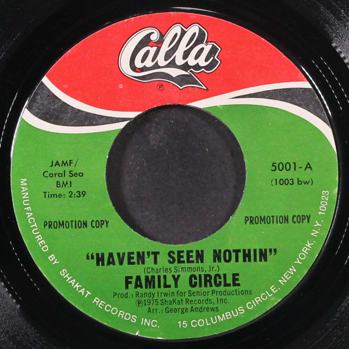 haven't seen nothin' / stop turn around by FAMILY CIRCLE