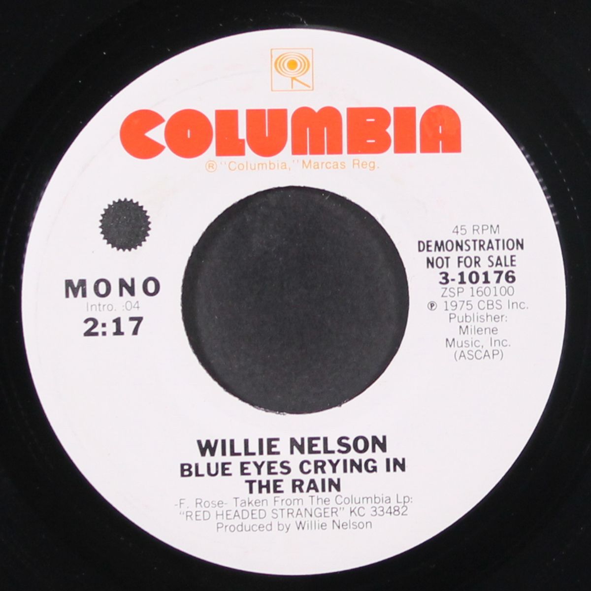 blue eyes crying in the rain by WILLIE NELSON