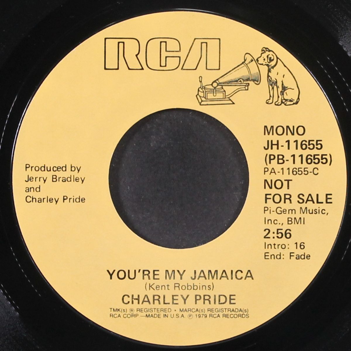 you're my jamaica / mono by CHARLEY PRIDE