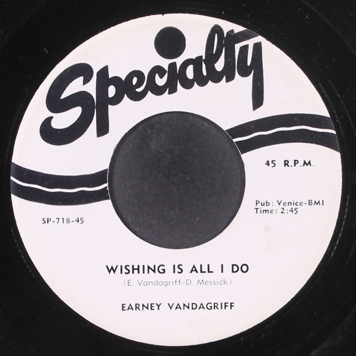 wishing is all i do / hush money by EARNEY VANDAGRIFF