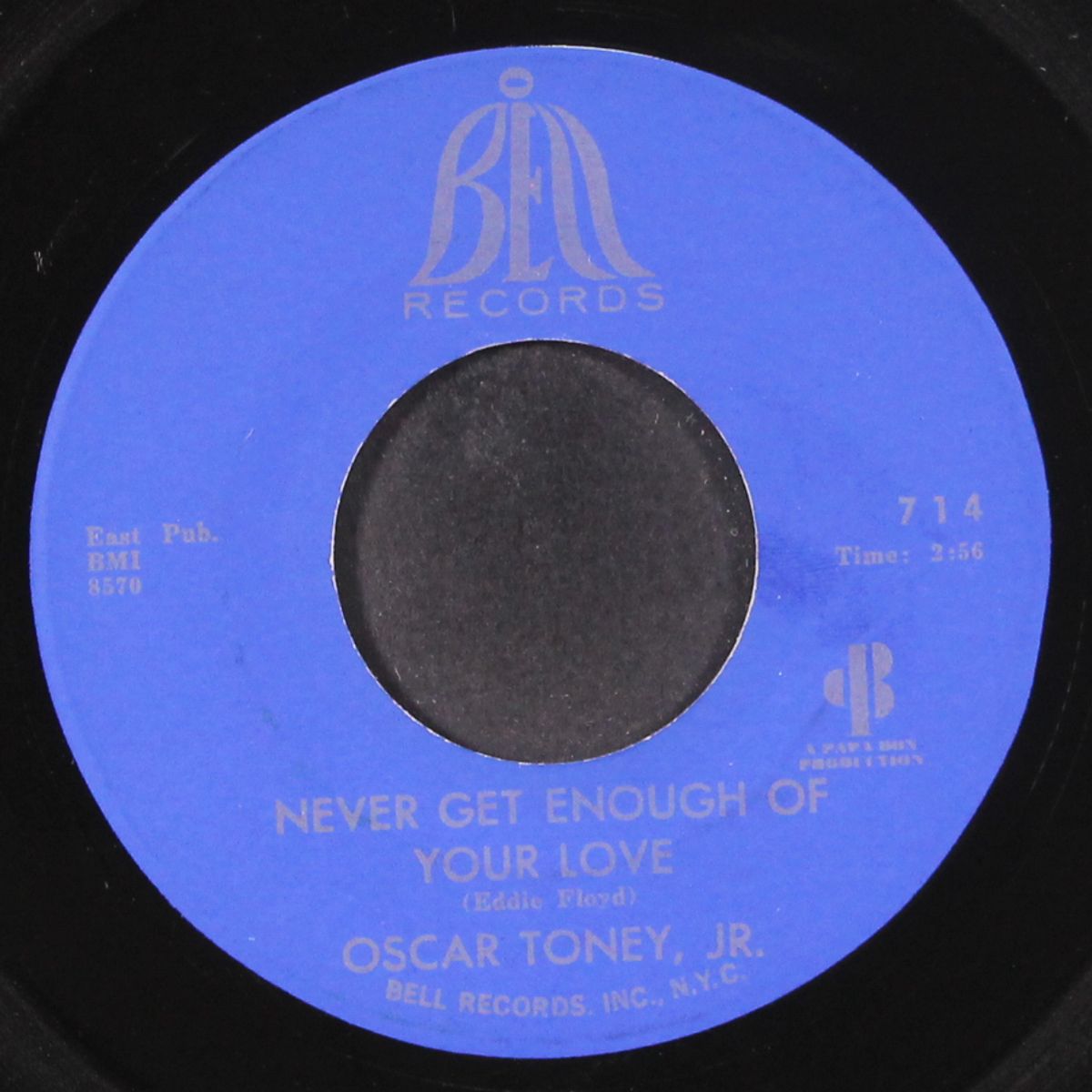 a love that never grows cold / never get enough of your love by OSCAR TONEY, JR.