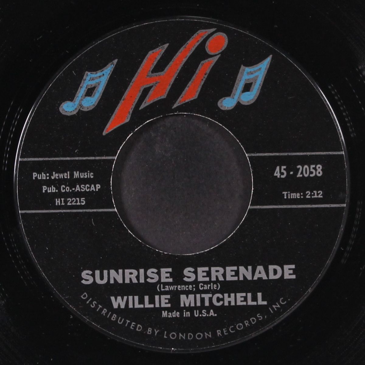 sunrise serenade by WILLIE MITCHELL
