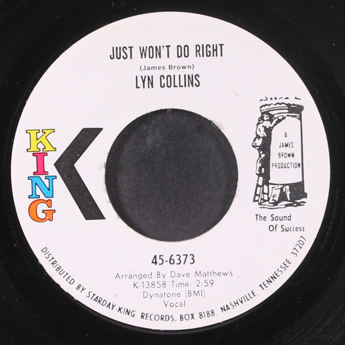 wheels of life / just won't do right by LYN COLLINS