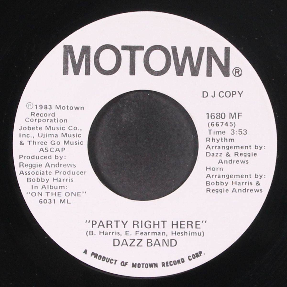 party right here / same by DAZZ BAND