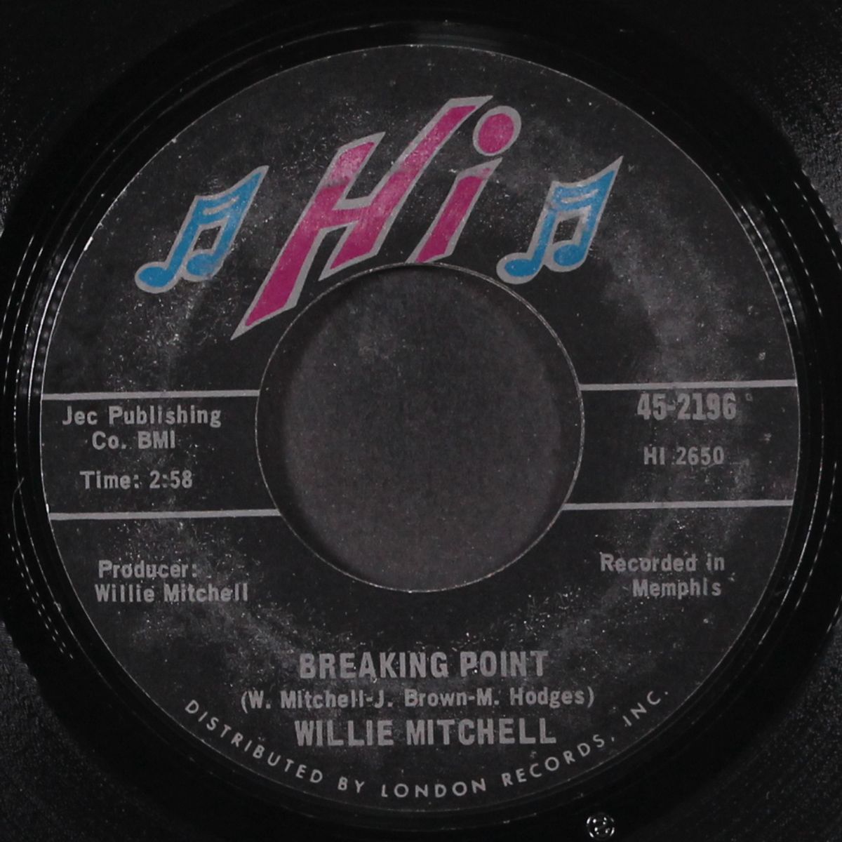 roadhouse / breaking point by WILLIE MITCHELL