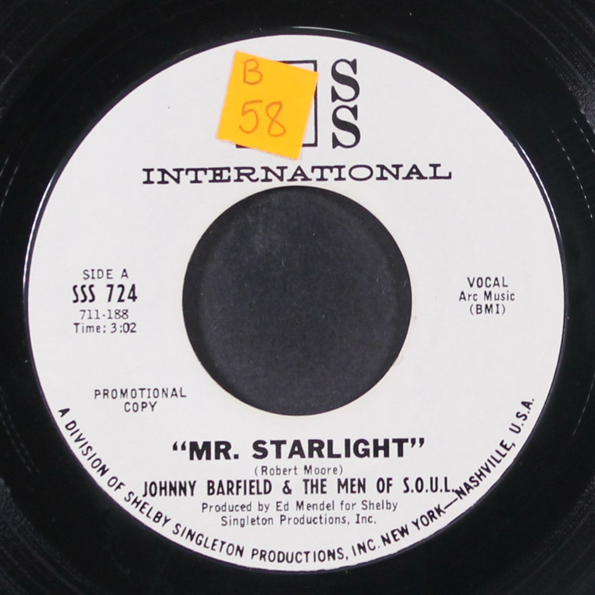 mr. starlight / same by JOHNNY BARFIELD & MEN OF S.O.U.L.