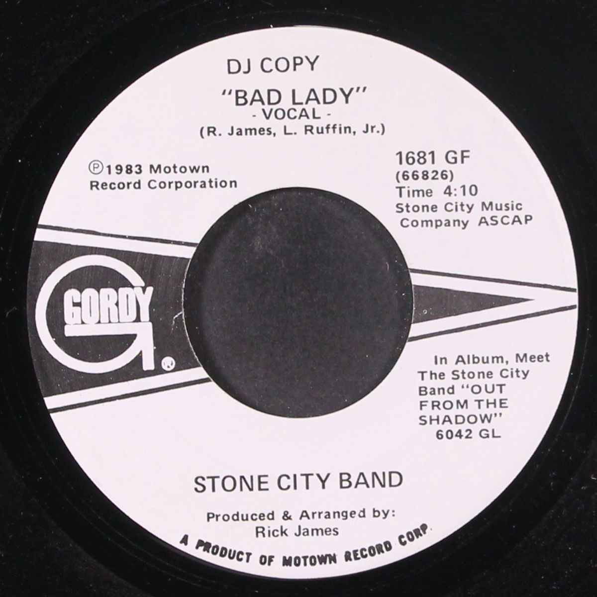 bad lady / same by STONE CITY BAND