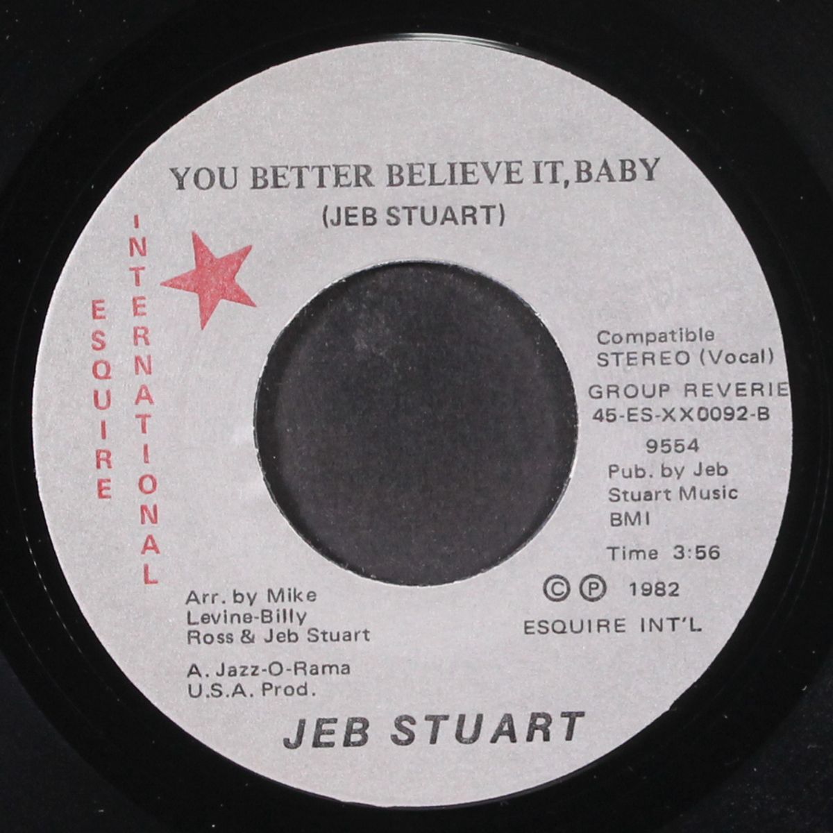 baby let's get together tonight / you better believe it, baby by JEB STUART
