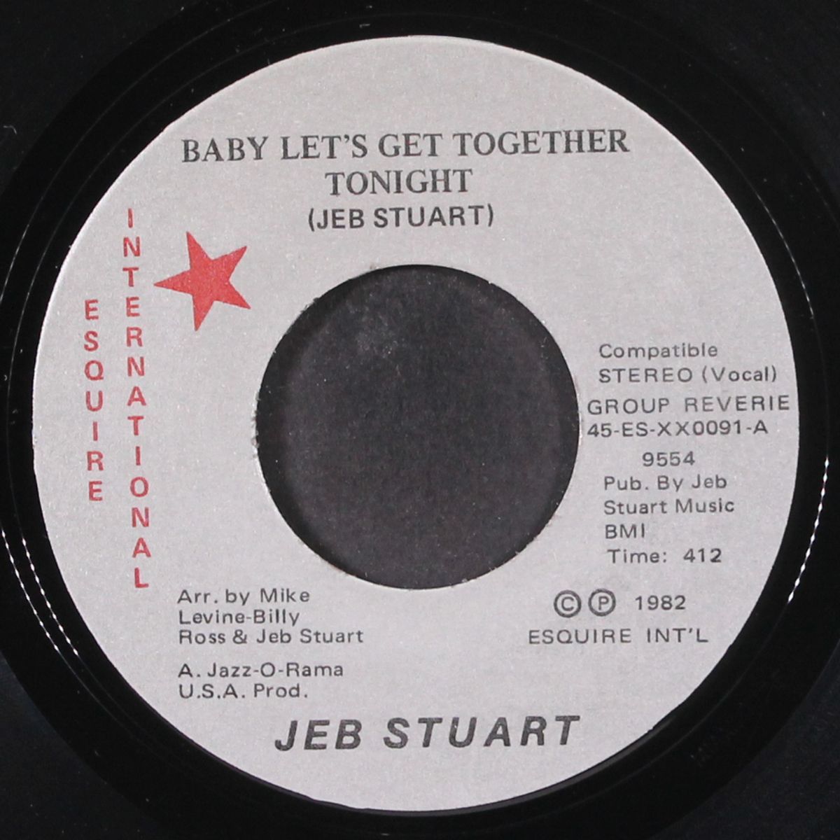 baby let's get together tonight / you better believe it, baby by JEB STUART