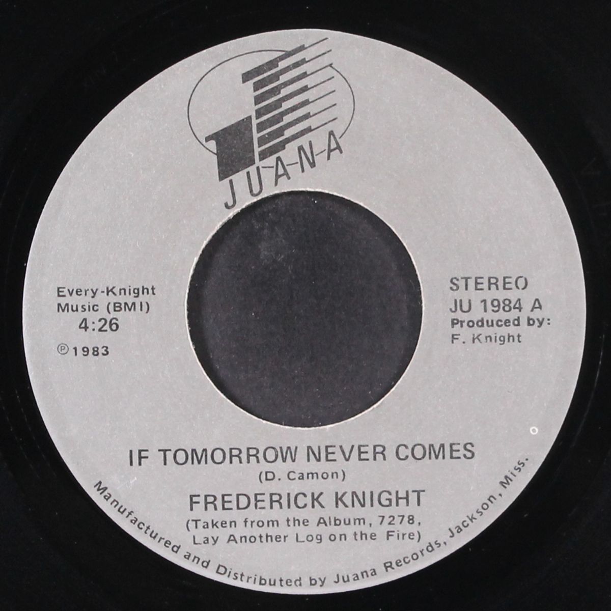 if tomorrow never comes / bundle of love by FREDERICK KNIGHT