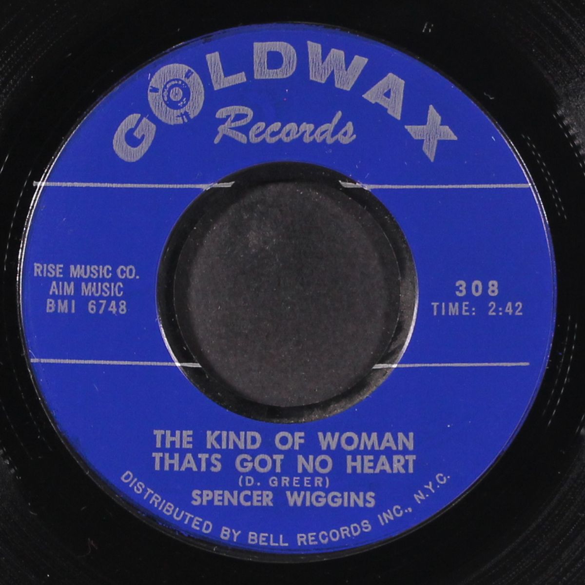 take me just as i am / the kind of women thats got no heart by SPENCER WIGGINS