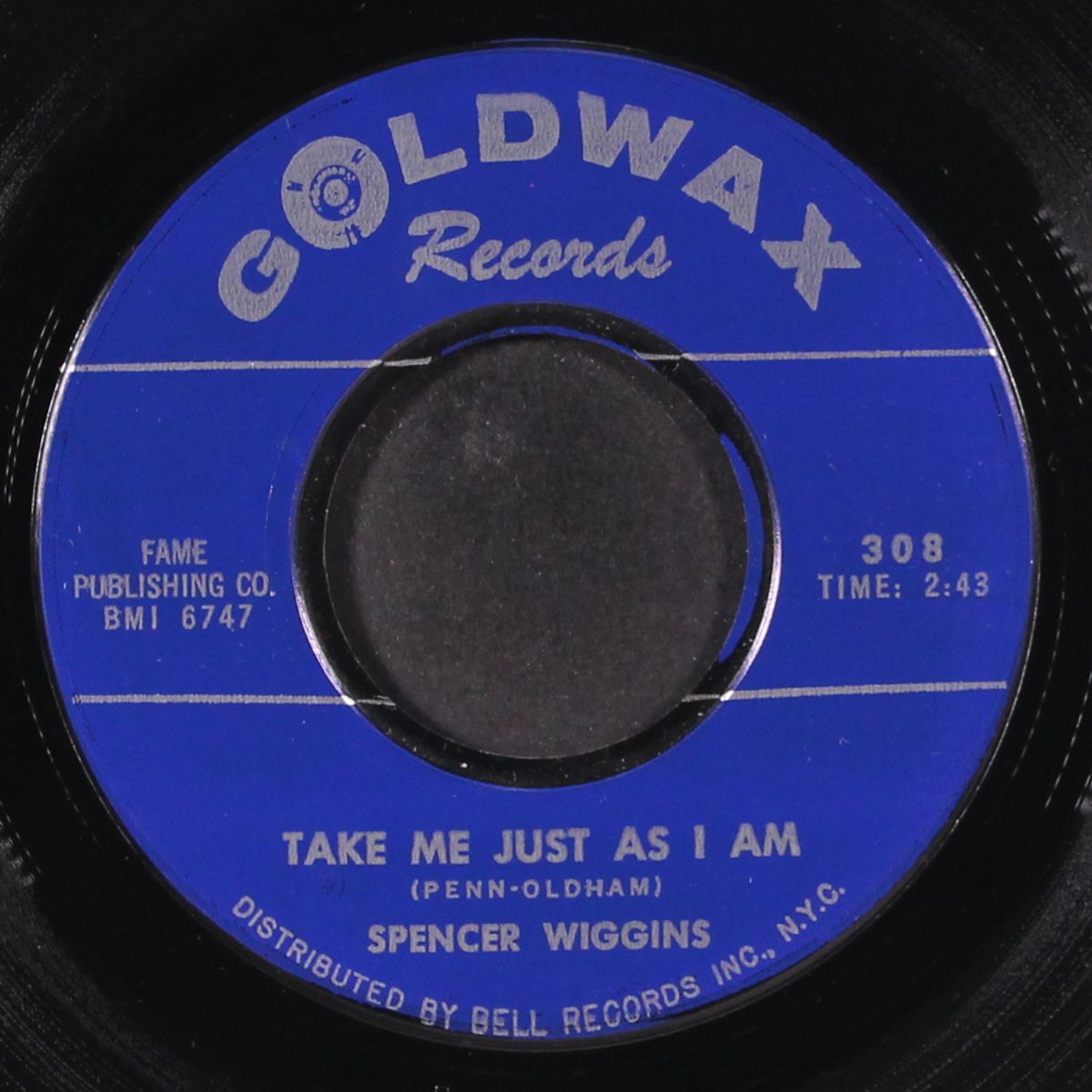 take me just as i am / the kind of women thats got no heart by SPENCER WIGGINS
