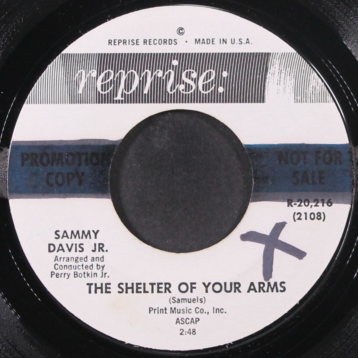 the shelter of your arms / this was my love by SAMMY DAVIS, JR.