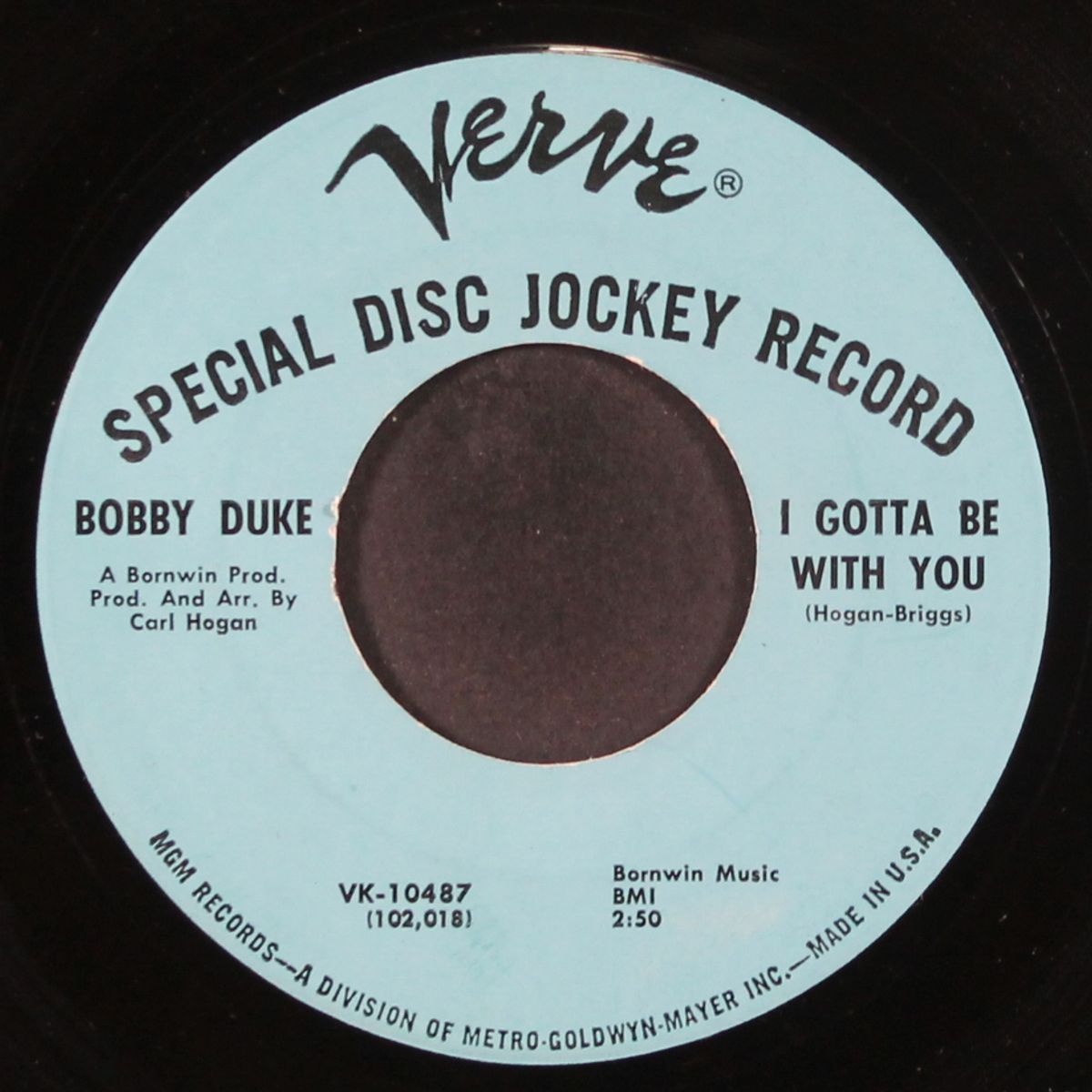 smothering your love / i gotta be with you by BOBBY DUKE