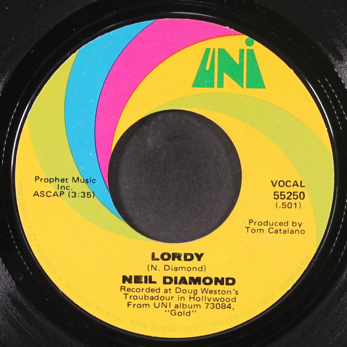cracklin' rosie / lordy by NEIL DIAMOND