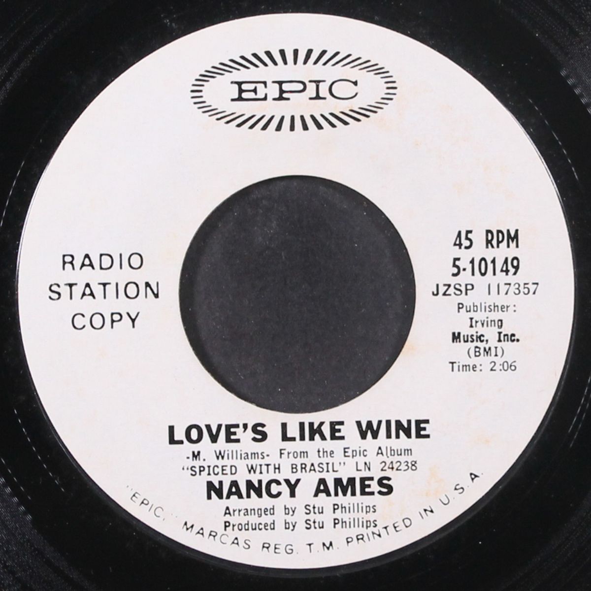 my story book / love's like wine by NANCY AMES