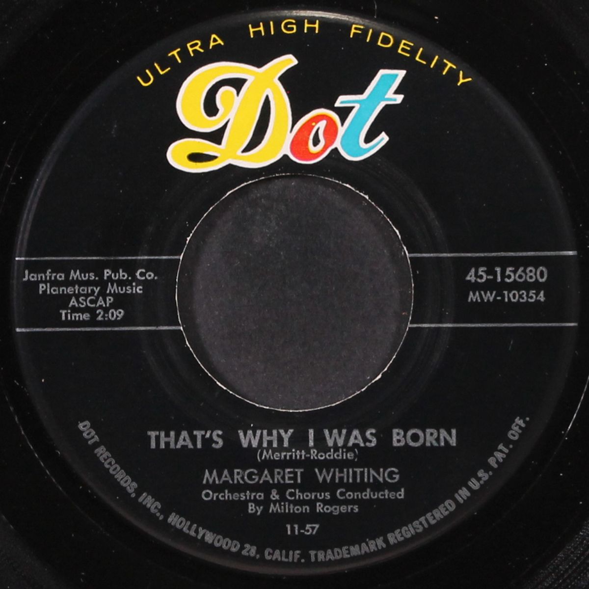 that's why i was born / i can't help it by MARGARET WHITING
