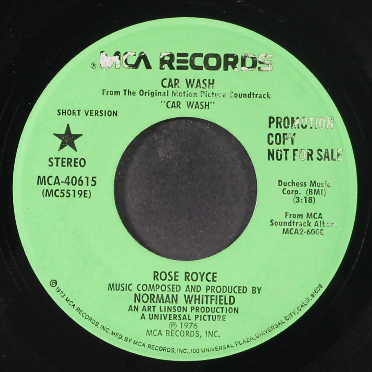 car wash / short version by ROSE ROYCE