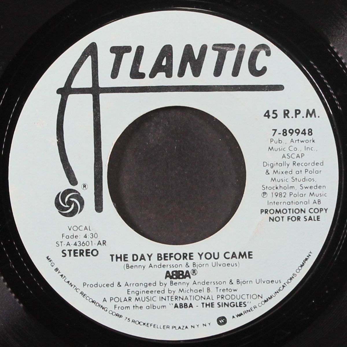the day before you came by ABBA