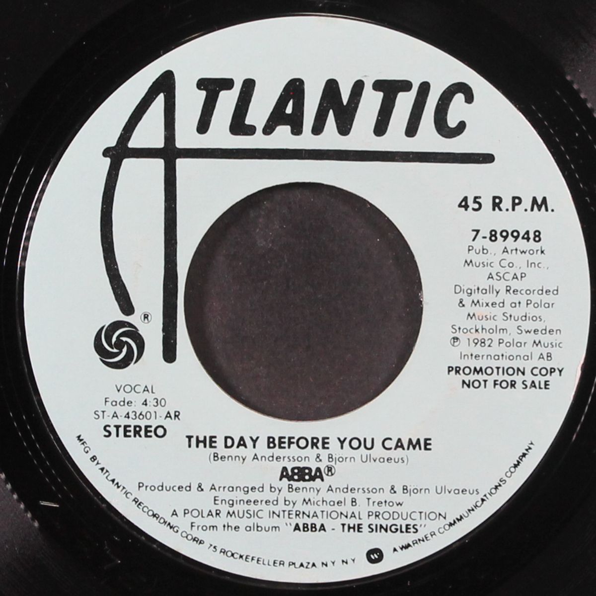 the day before you came by ABBA