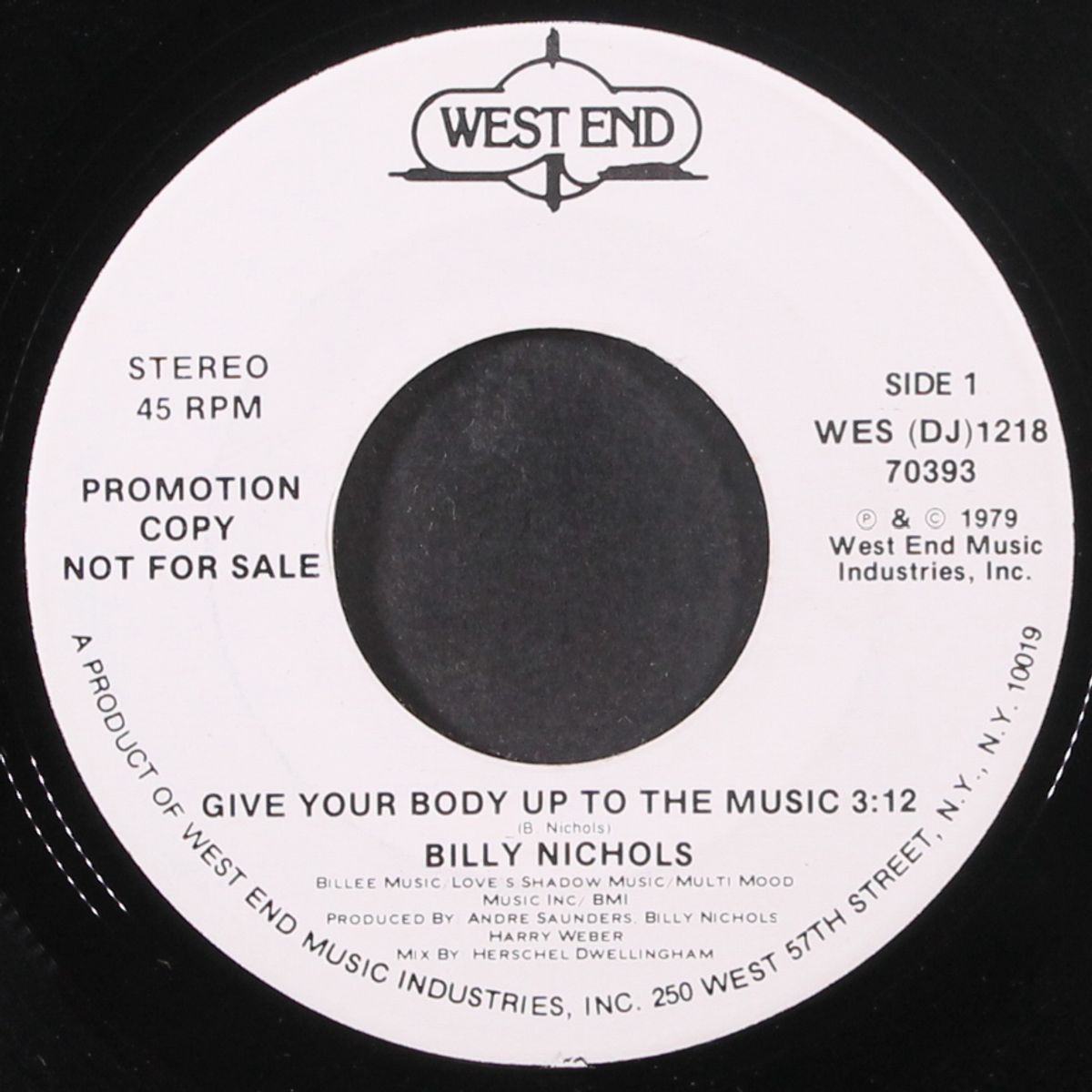 give your body up to the music / long by BILLY NICHOLS
