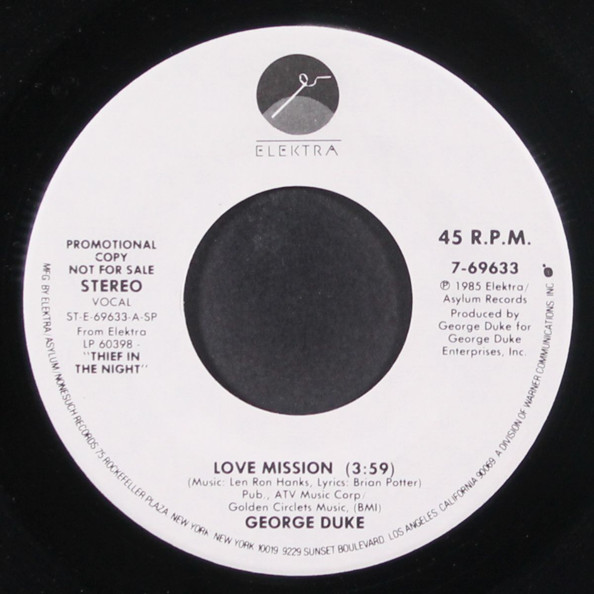 love mission / same by GEORGE DUKE