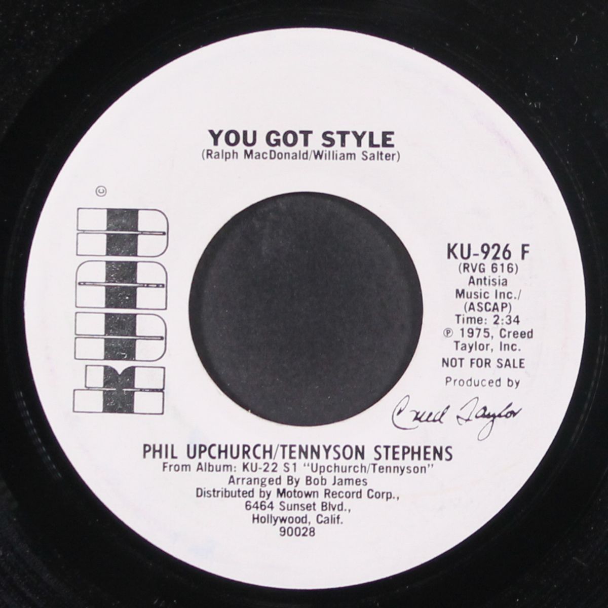 you got style / ave maria by PHIL UPCHURCH & TENNYSON STEPHENS
