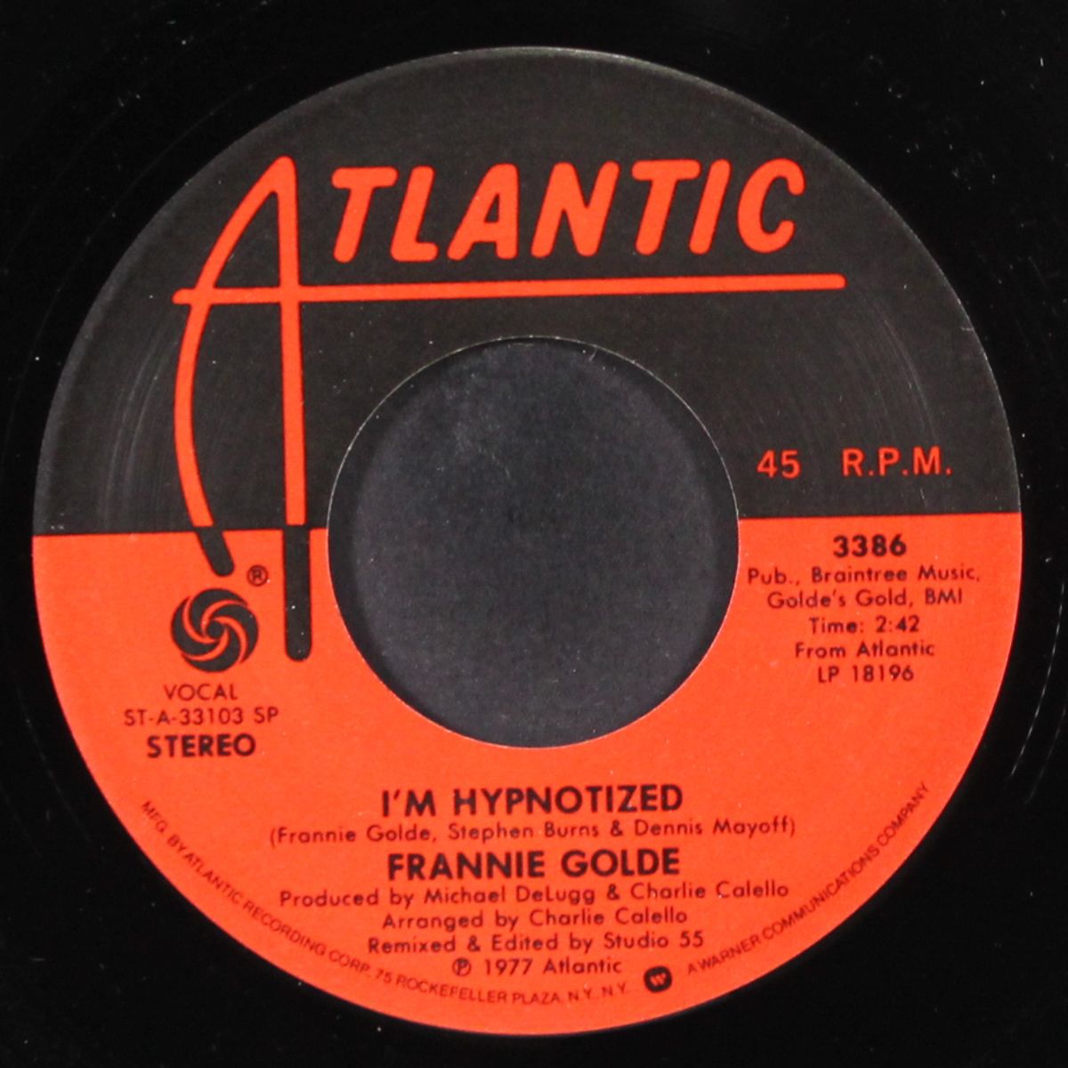 i'm hypnotized / time has a way by FRANNIE GOLDE