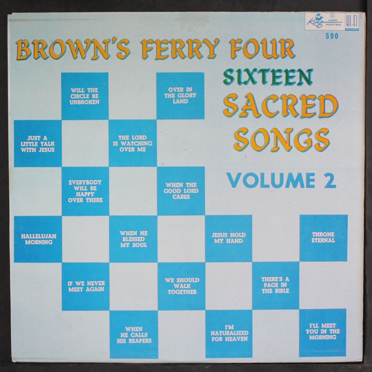 sixteen sacred songs, vol. 2 by BROWN'S FERRY FOUR