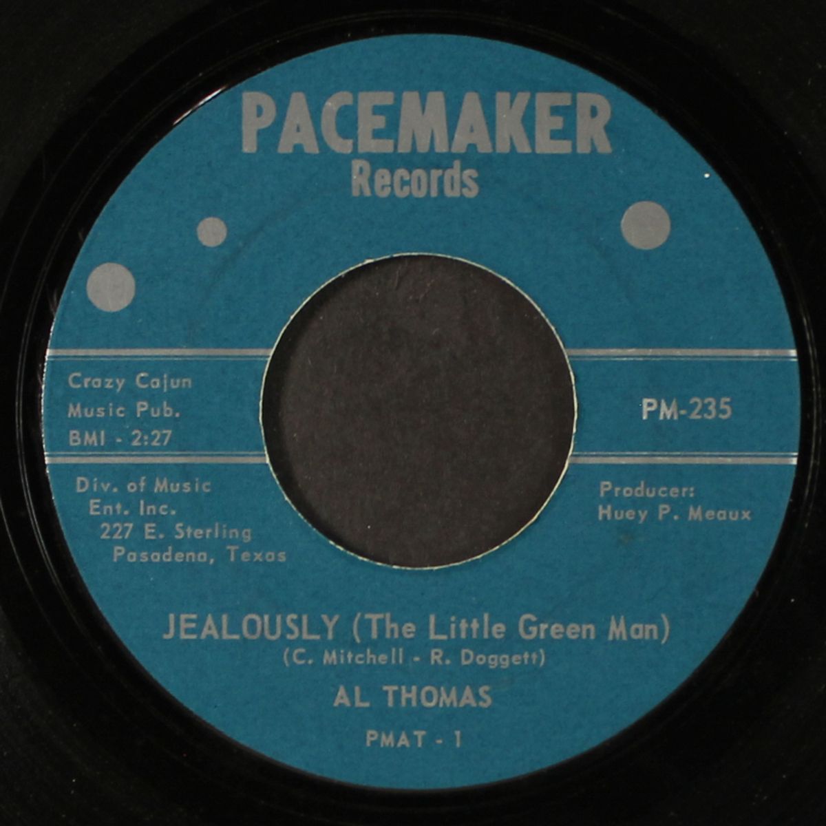 jealously (the little green man) / summertime (monkey shines) by AL THOMAS