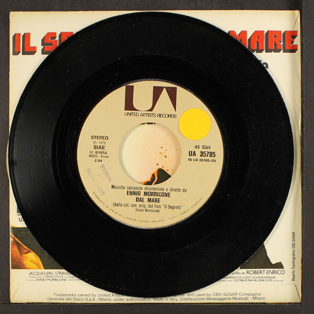 il segreto / dal mare by ENNIO MORRICONE