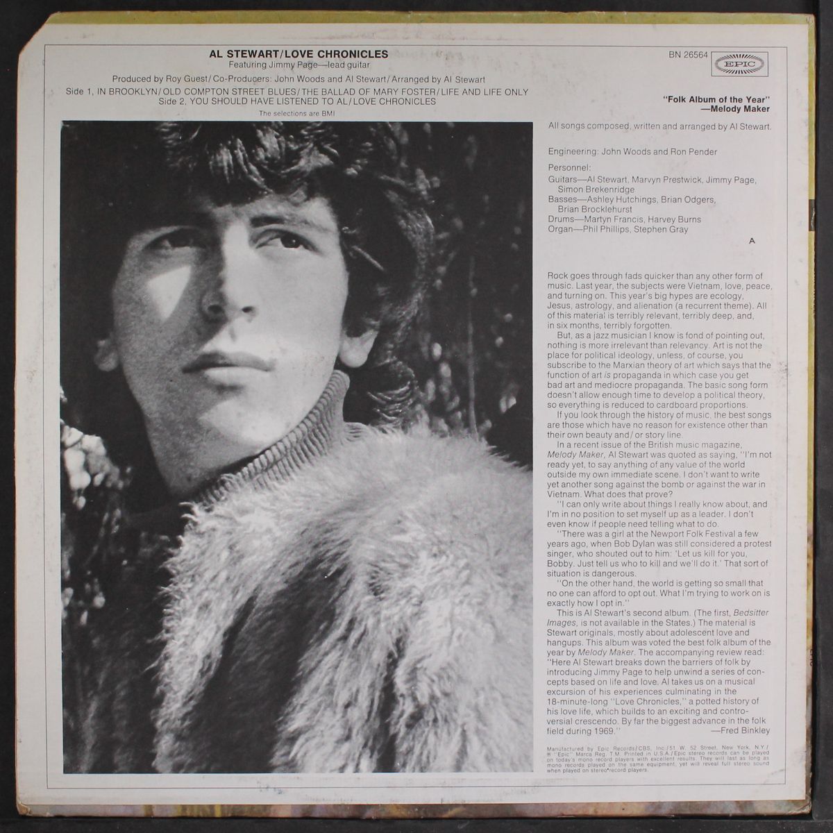 love chronicles by AL STEWART