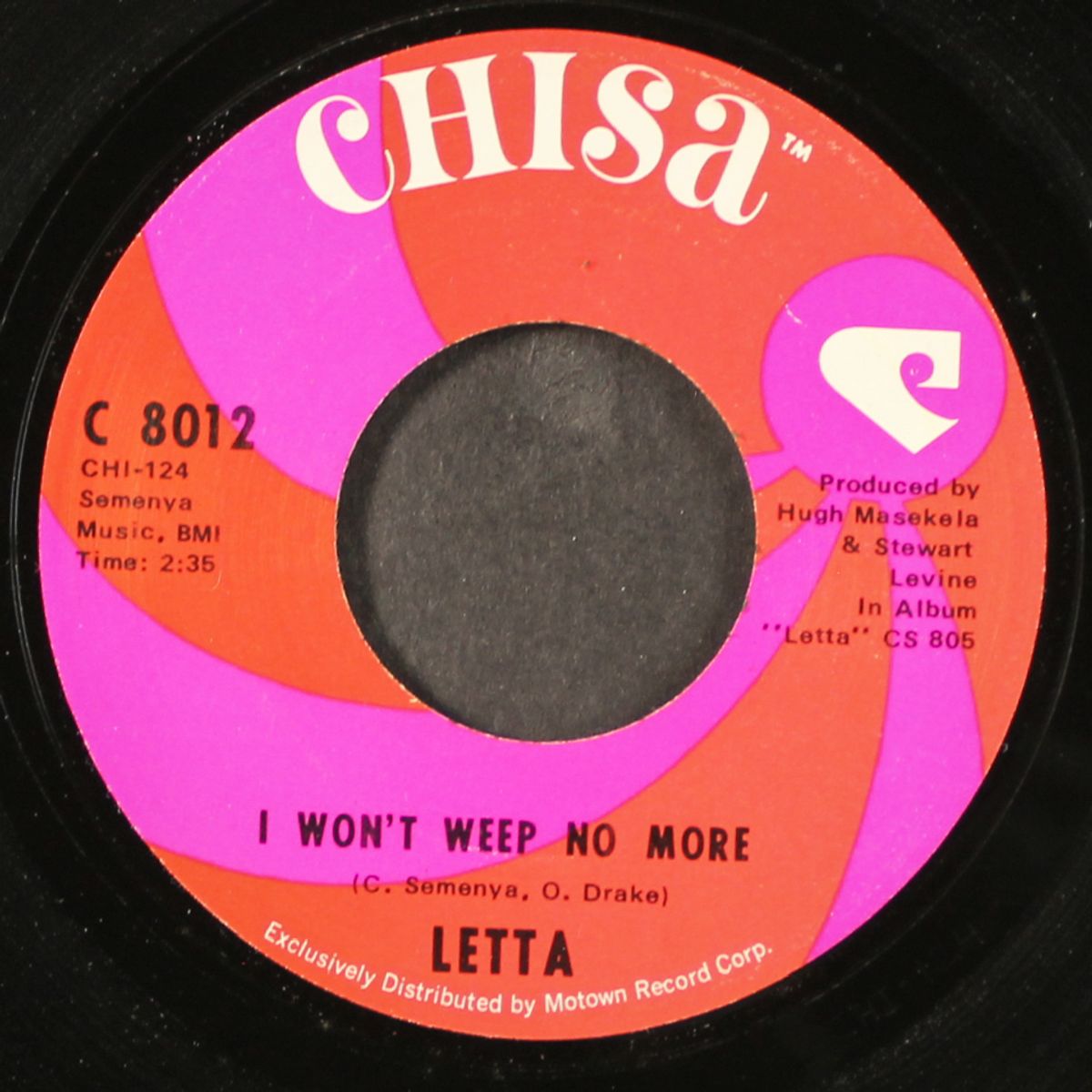 i won't weep no more / you touched me by LETTA