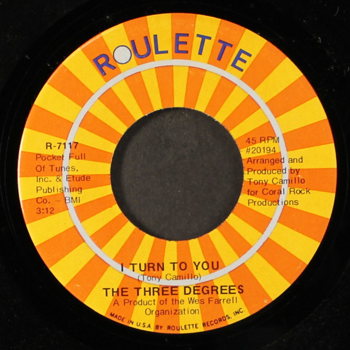 i turn to you / trade winds by THREE DEGREES