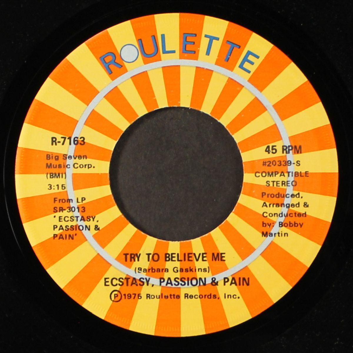 one beautiful day / try to believe me by ECSTASY, PASSION & PAIN