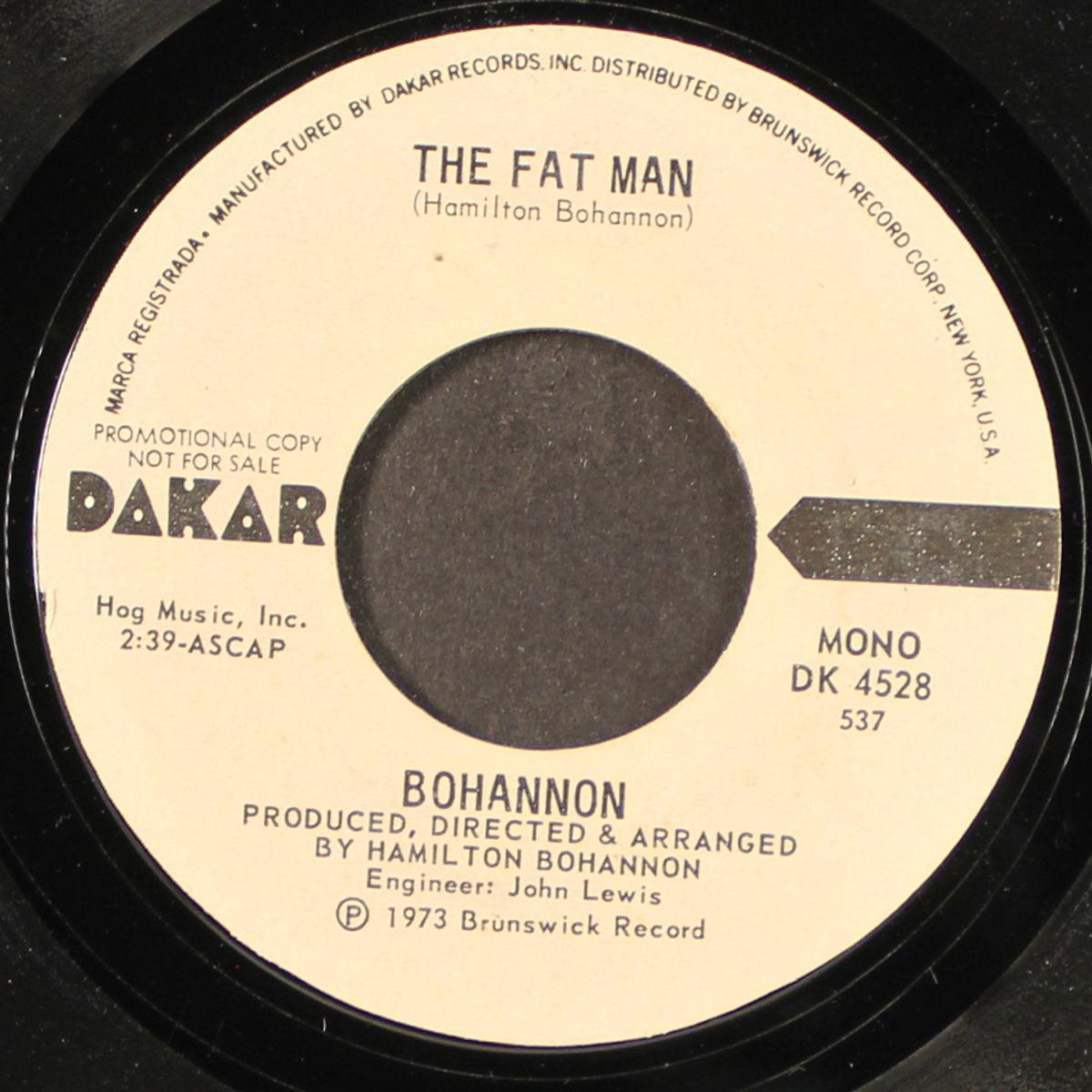 the fat man / mono by BOHANNON
