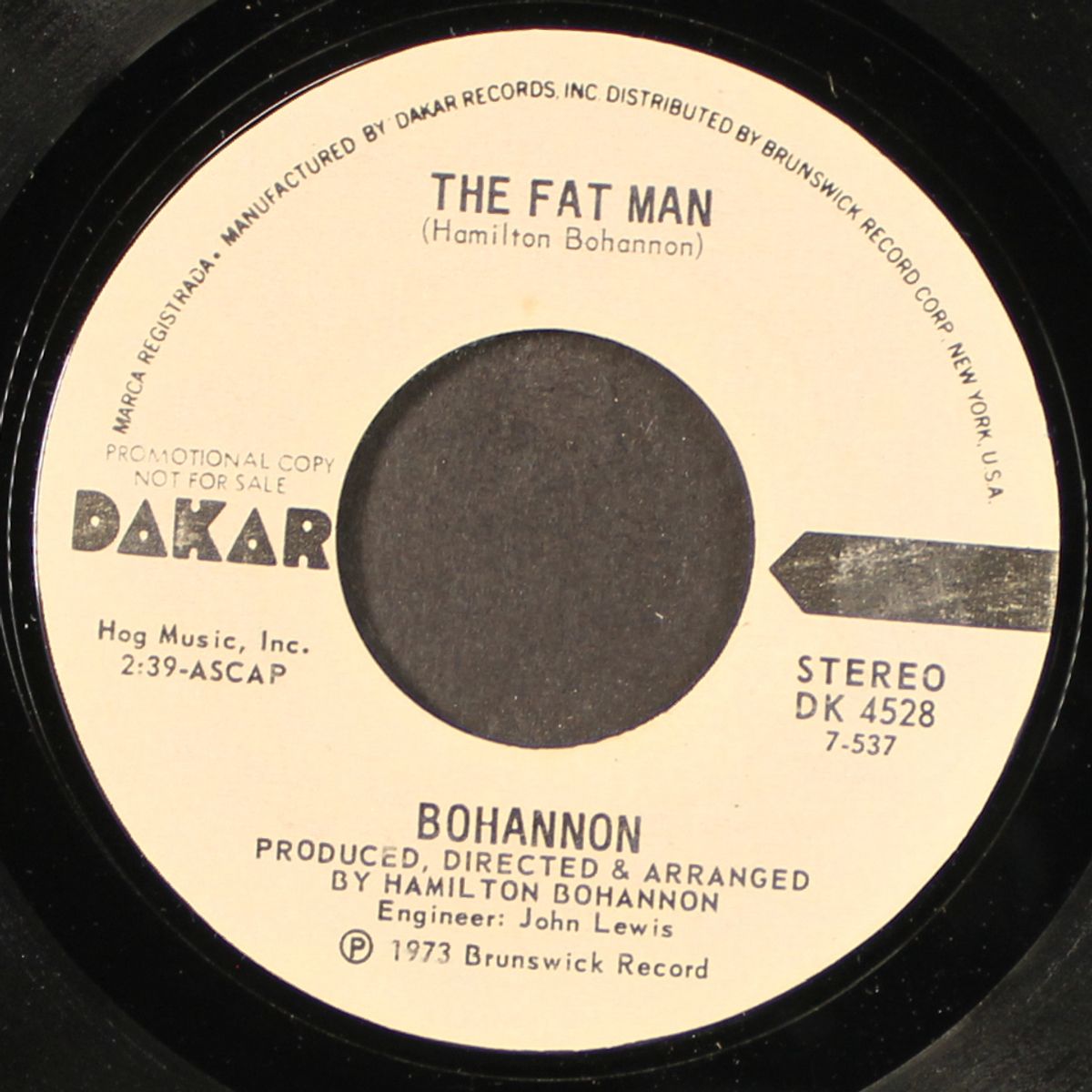 the fat man / mono by BOHANNON