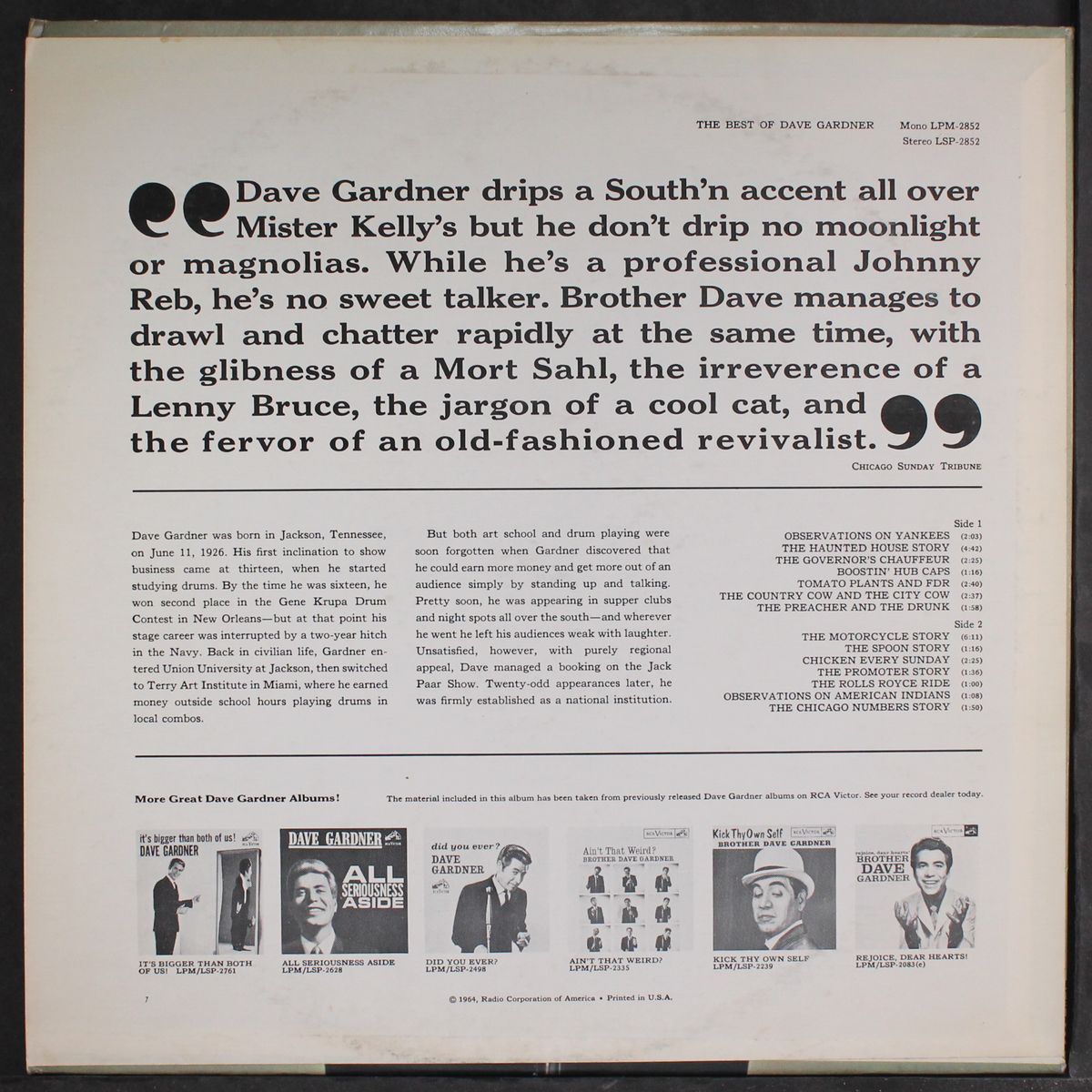 best of by BROTHER DAVE GARDNER